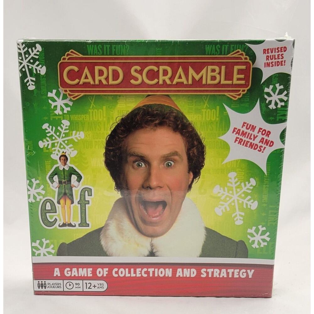 Elf Card Scramble A Game OfCollection And Strategy Board Game Christmas Game NEW